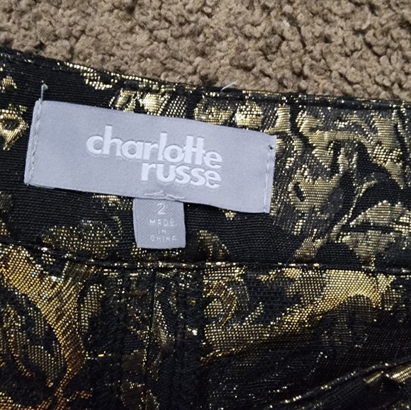 Black/Gold Shorts, Women's 2 - Picture 6 of 8